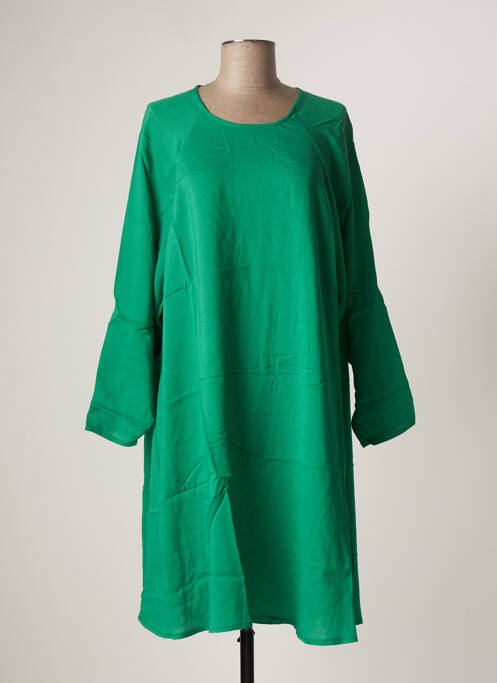 Robe mi-longue vert AMERICAN VINTAGE pour femme