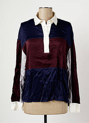 Polo manches longues manches longues bleu CLOSED femme