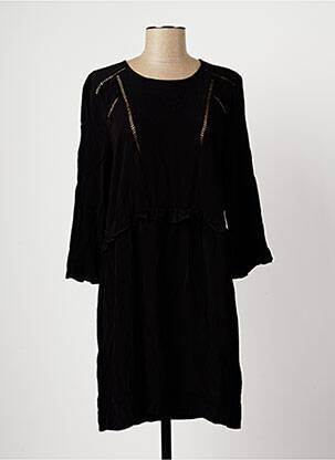 Robe mi-longue noir SUNCOO pour femme
