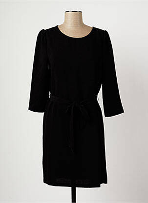 Robe mi-longue noir SUNCOO pour femme