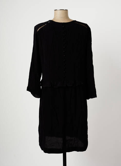 Robe mi-longue noir SUNCOO pour femme