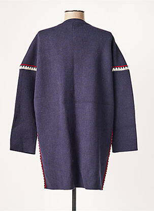 Gilet manches longues stretch bleu SUNCOO femme