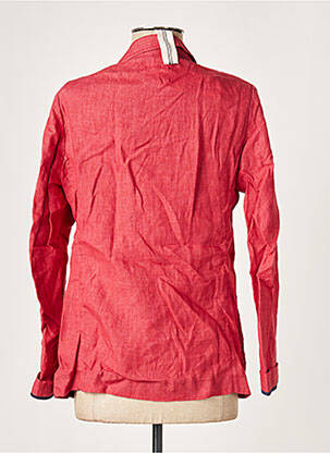 Veste casual col tailleur rouge DIEGA femme