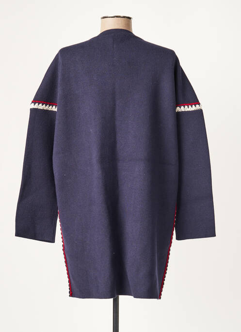 Gilet manches longues bleu SUNCOO pour femme