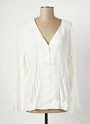 Veste casual coupe droite beige SET femme