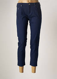 Pantalon 7/8 stretch taille normale bleu MAISON SCOTCH femme