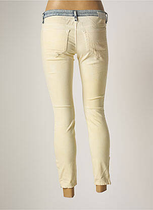 Pantalon 7/8 stretch taille basse beige DIESEL femme