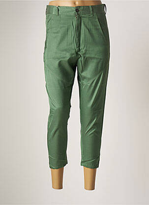 Pantacourt taille haute taille haute vert DIESEL femme