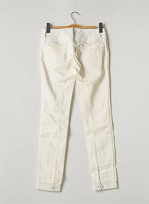 Pantalon 7/8 taille haute taille haute beige DIESEL femme