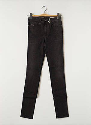 Jeans coupe slim slim taille haute noir DIESEL femme
