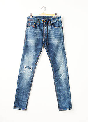 Jeans coupe slim fermeture boutonnée sur le devant taille normale bleu DIESEL homme