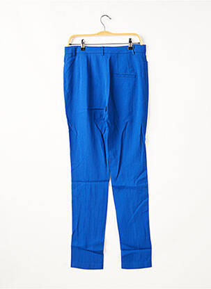 Pantalon droit stretch taille normale bleu SET femme