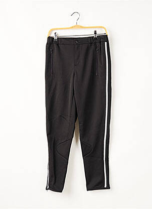 Pantalon 7/8 stretch taille normale noir SET femme