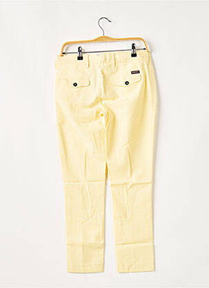 Pantalon 7/8 coupe chino taille normale jaune TRUE NYC femme