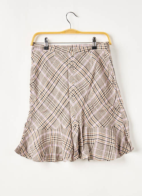 Jupe mi-longue marron SET pour femme