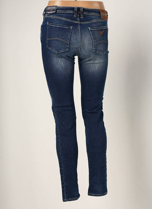 Jeans coupe slim slim taille basse bleu ARMANI femme