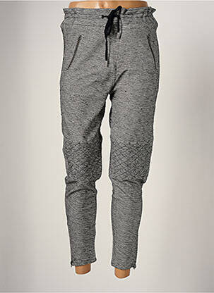 Pantalon droit taille normale taille normale gris REIKO femme