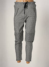 Pantalon droit taille normale taille normale gris REIKO femme