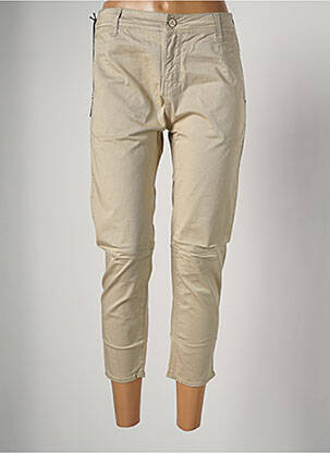 Pantacourt stretch taille normale beige MELTIN'POT femme