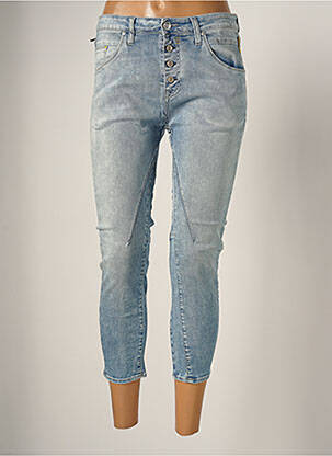 Pantacourt stretch taille normale bleu MELTIN'POT femme