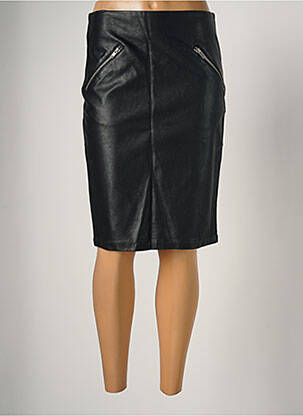 Jupe mi-longue taille normale noir MINIMUM femme