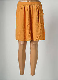 Jupe courte doublure orange DES PETITS HAUTS femme