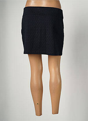 Jupe courte fermeture zip latéral bleu MARIE-SIXTINE femme