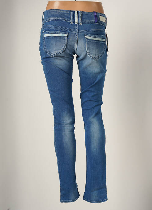 Jeans coupe slim bleu LE TEMPS DES CERISES pour femme