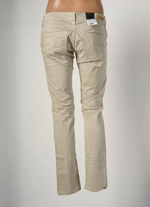 Pantalon droit beige MELTIN'POT pour femme