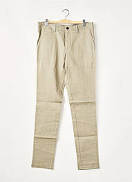 Pantalon chino stretch taille normale vert MINIMUM homme