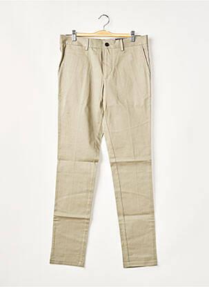 Pantalon chino stretch taille normale vert MINIMUM homme