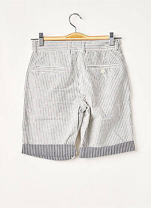 Short fermeture zippée sous rabat boutonné taille normale bleu MINIMUM homme