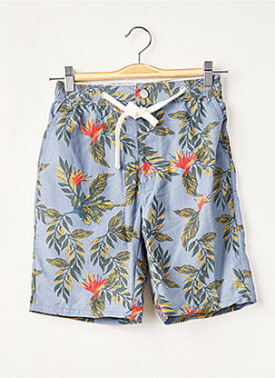 Short de bain tissage popeline bleu MINIMUM homme