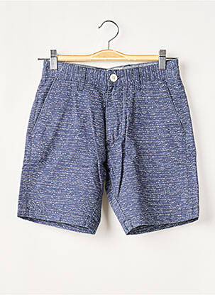 Short fermeture zippée sous rabat boutonné taille normale bleu MINIMUM homme