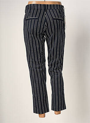 Pantalon 7/8 stretch taille normale bleu REIKO femme