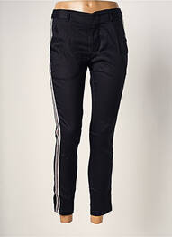 Pantalon 7/8 coupe chino taille normale bleu REIKO femme