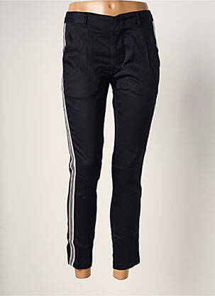 Pantalon 7/8 coupe chino taille normale bleu REIKO femme