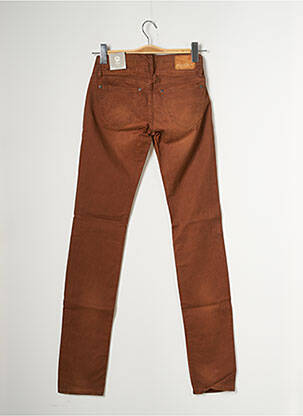 Pantalon slim taille basse taille basse marron FREEMAN T.PORTER femme