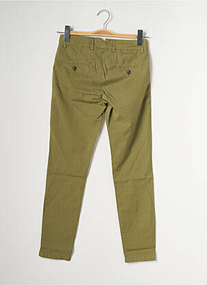 Pantalon chino tissage popeline taille normale vert TRUE NYC femme