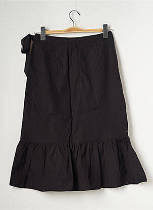 Jupe mi-longue coupe évasée noir SET femme