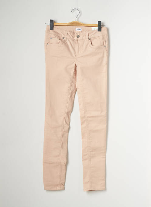 Pantalon slim stretch taille normale rose LIU JO femme