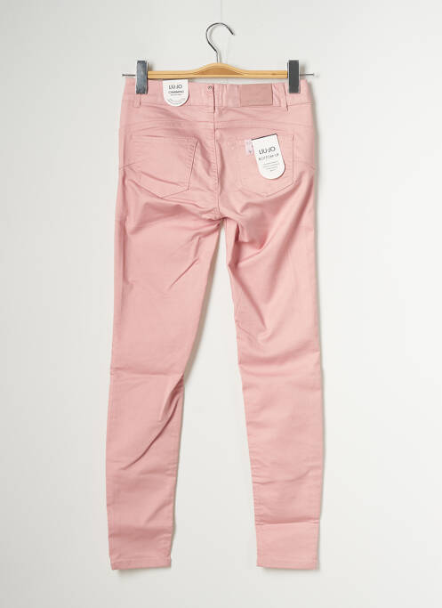 Pantalon slim taille basse taille basse rose LIU JO femme