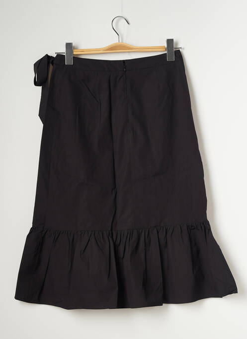 Jupe mi-longue coupe évasée noir SET femme