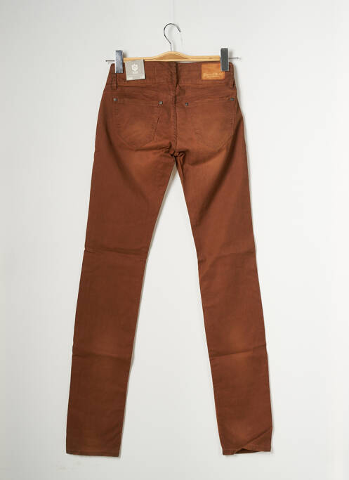 Pantalon slim marron FREEMAN T.PORTER pour femme