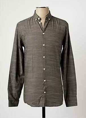 Chemise manches longues manches longues vert MINIMUM homme