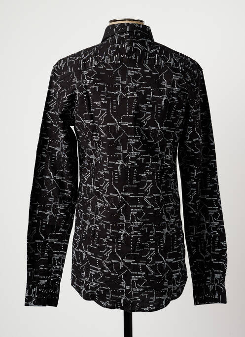 Chemise manches longues noir MINIMUM pour homme