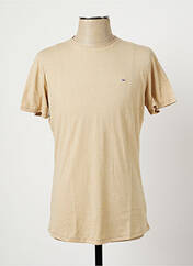 T-shirt beige TOMMY HILFIGER pour homme seconde vue