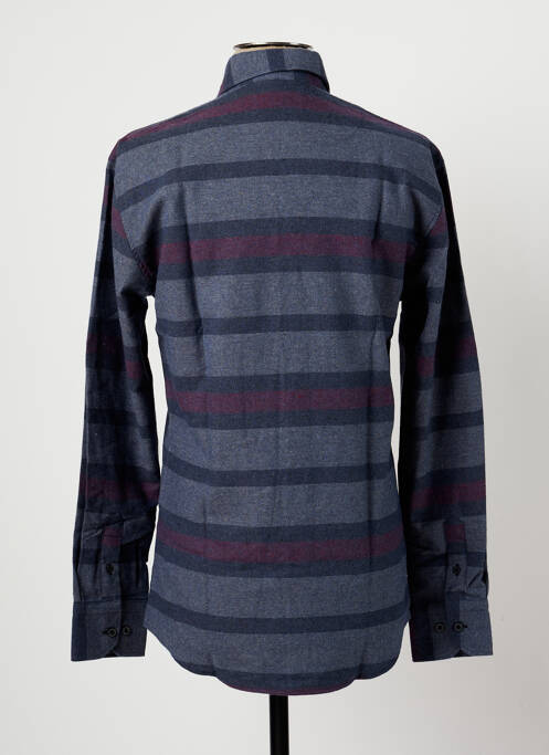 Chemise manches longues gris KRONSTADT pour homme