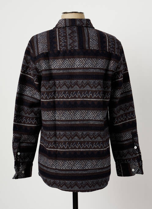 Chemise manches longues marron WEMOTO pour homme