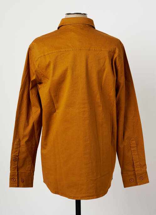 Chemise manches longues orange WEMOTO pour homme